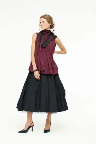 Adhara Bluz - Bordo - 3