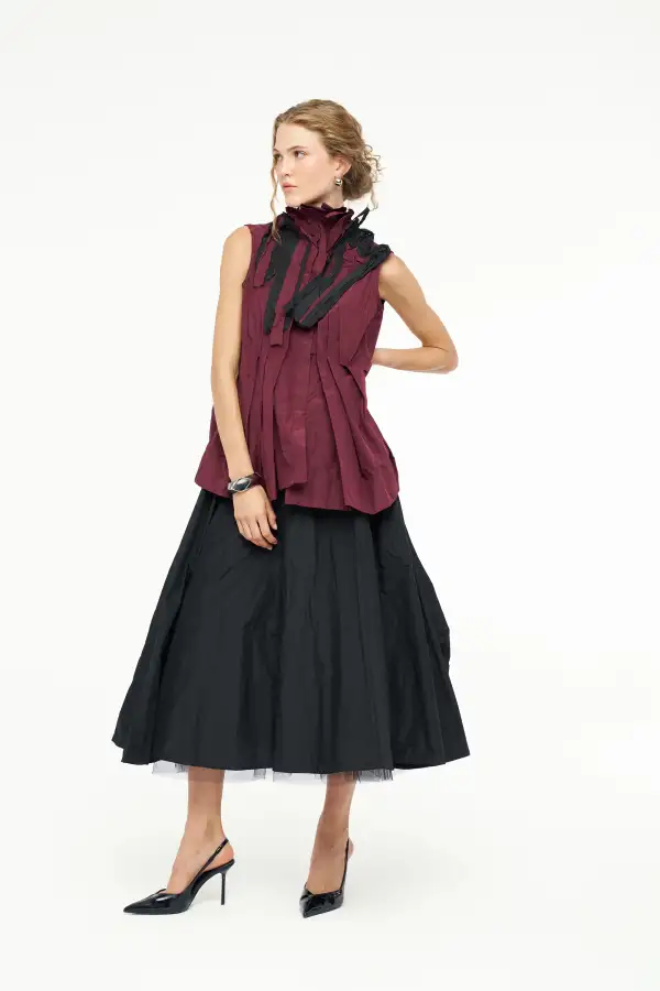 Adhara Bluz - Bordo - 3