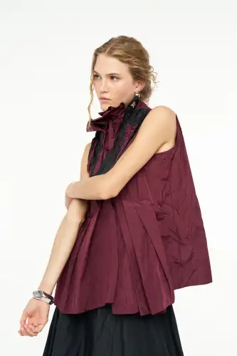 Adhara Bluz - Bordo - 4