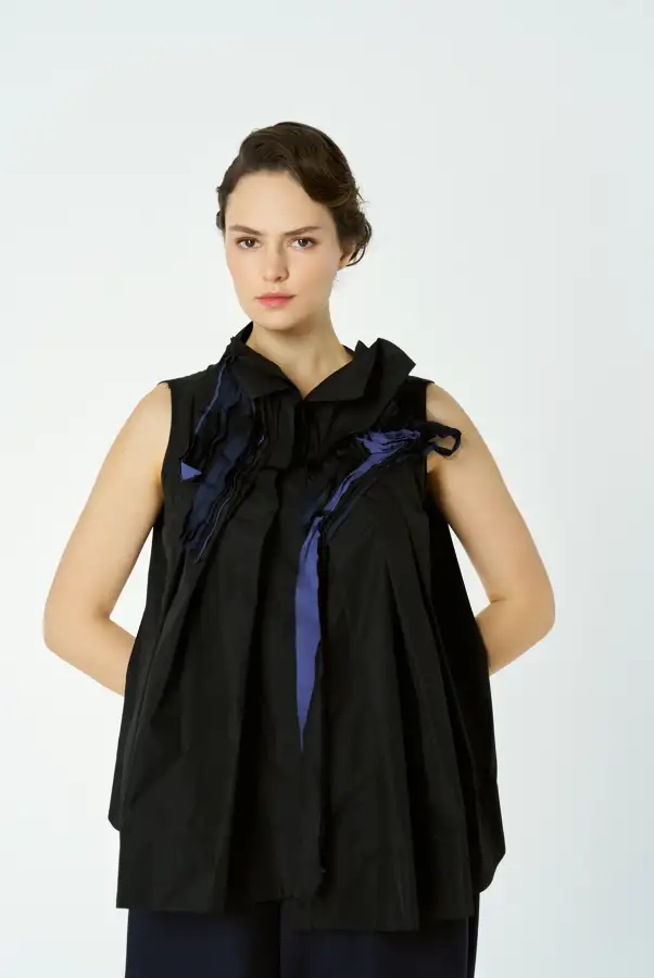 Adhara Bluz - Siyah - 1