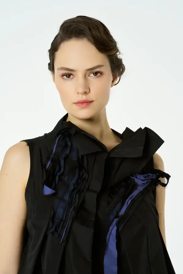 Adhara Bluz - Siyah - 4