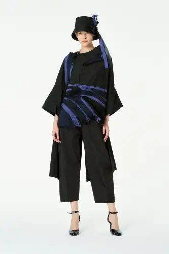 Adhara Uzun Kol Bluz - Siyah - BIZE (1)