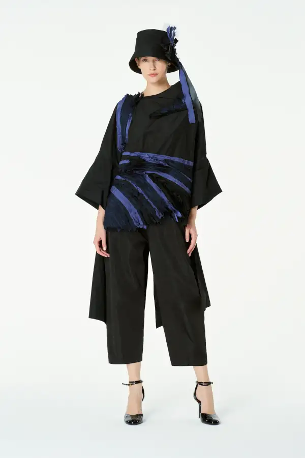 Adhara Uzun Kol Bluz - Siyah - 2