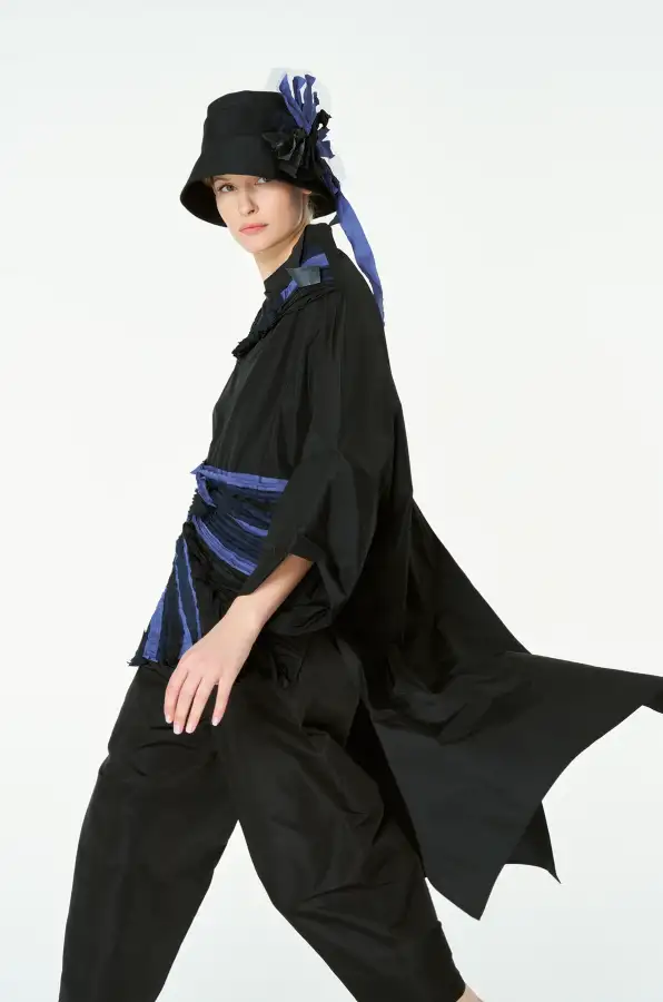 Adhara Uzun Kol Bluz - Siyah - 1