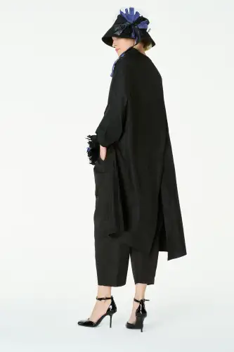 Adhara Uzun Kol Bluz - Siyah - 6