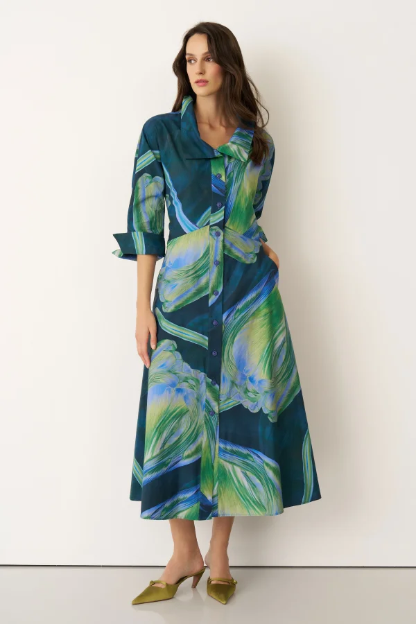 Aegina Elbise - Desenli - 2