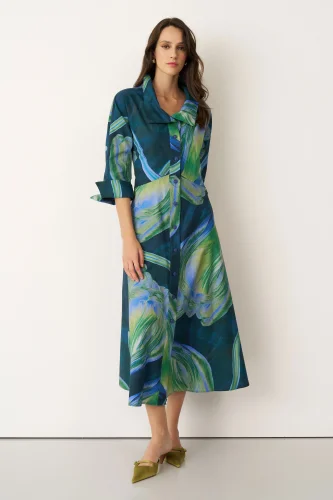 Aegina Elbise - Desenli - 3