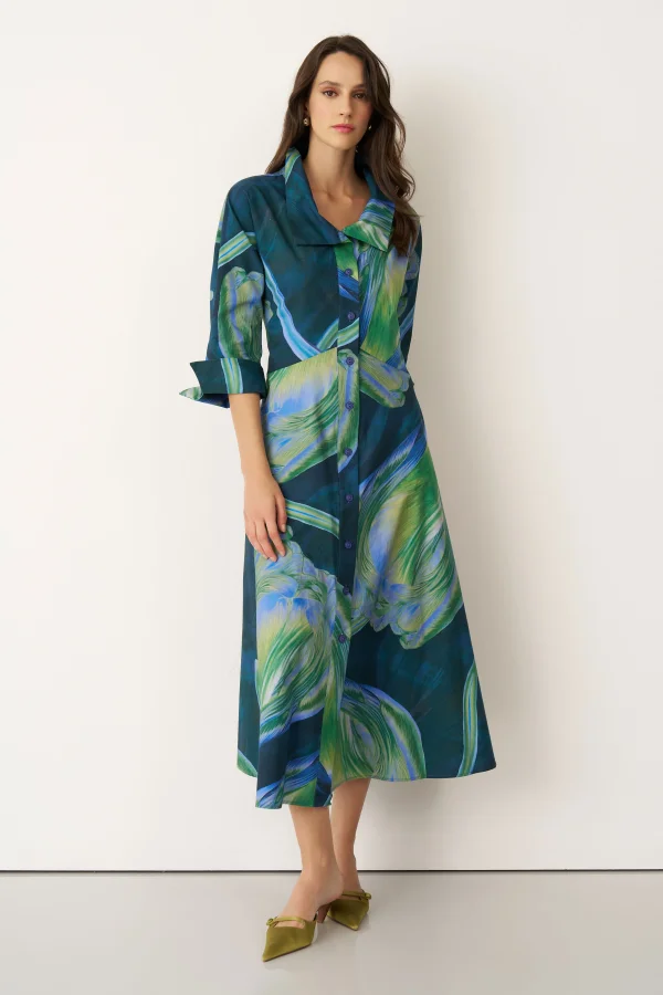 Aegina Elbise - Desenli - 3