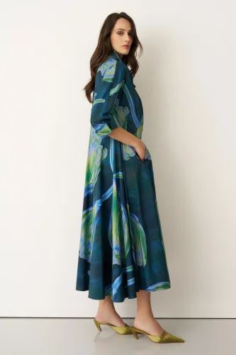 Aegina Elbise - Desenli - 5