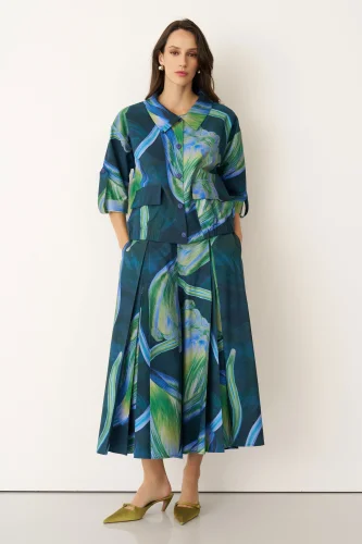 Aegina Gömlek - Lale Desenli - 1