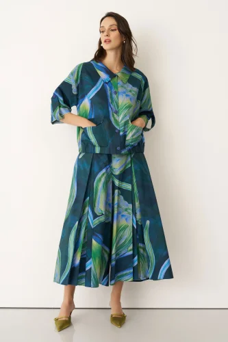 Aegina Gömlek - Lale Desenli - 3