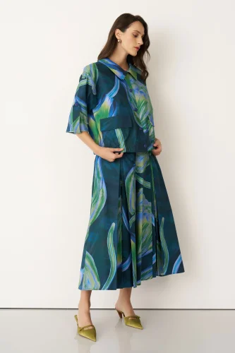 Aegina Gömlek - Lale Desenli - 4