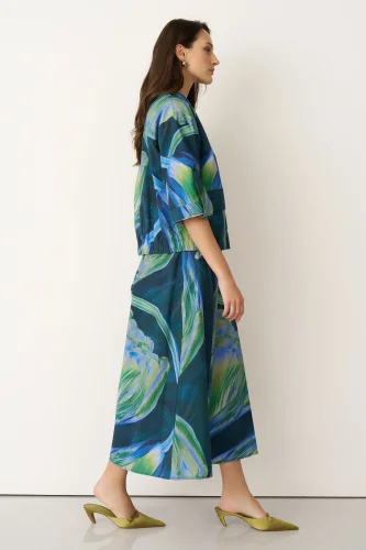 Aegina Gömlek - Lale Desenli - 5