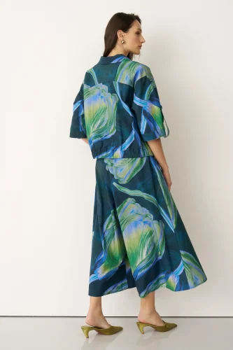 Aegina Gömlek - Lale Desenli - 6