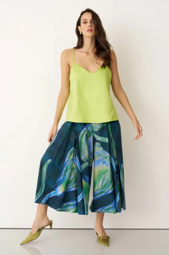 Aegina Pantolon - Desenli - 4