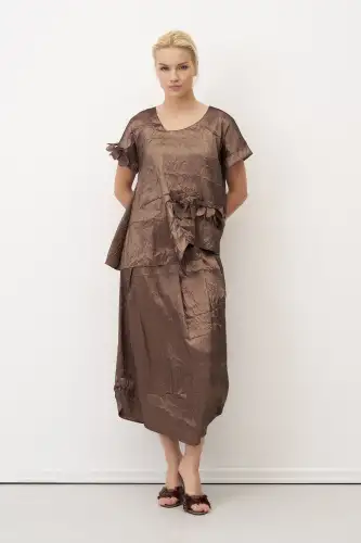 Agistri Bluz - Kahverengi - BIZE (1)