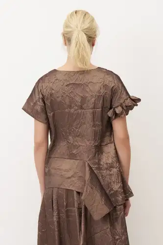 Agistri Bluz - Kahverengi - 5