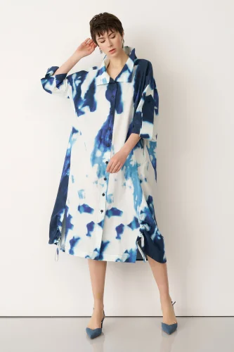 Agua Elbise - Desenli - 1