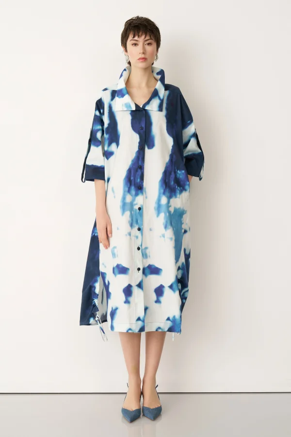 Agua Elbise - Desenli - 2