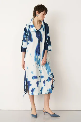 Agua Elbise - Desenli - 4