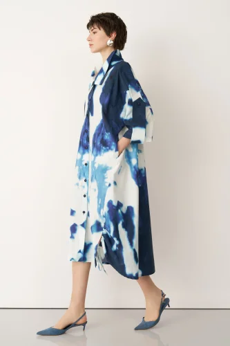 Agua Elbise - Desenli - 5