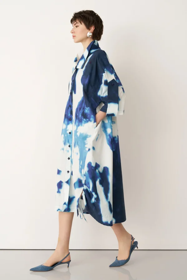 Agua Elbise - Desenli - 5