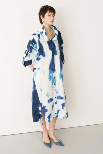 Agua Elbise - Desenli - 6