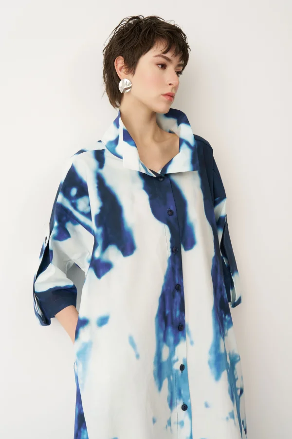 Agua Elbise - Desenli - 7