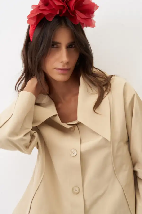 Alatonisi Ceket - Bej - 1