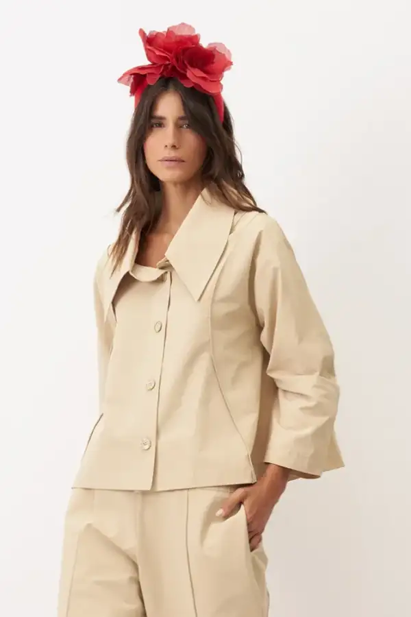 Alatonisi Ceket - Bej - 3