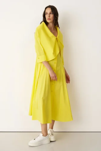 Alimia Elbise - Sarı - 3