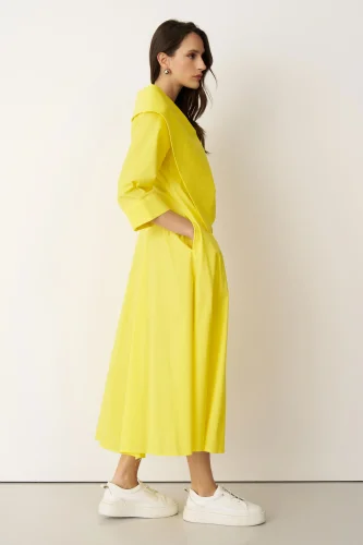 Alimia Elbise - Sarı - 4