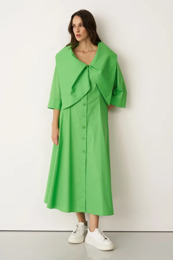 Alimia Elbise - Yeşil - 1