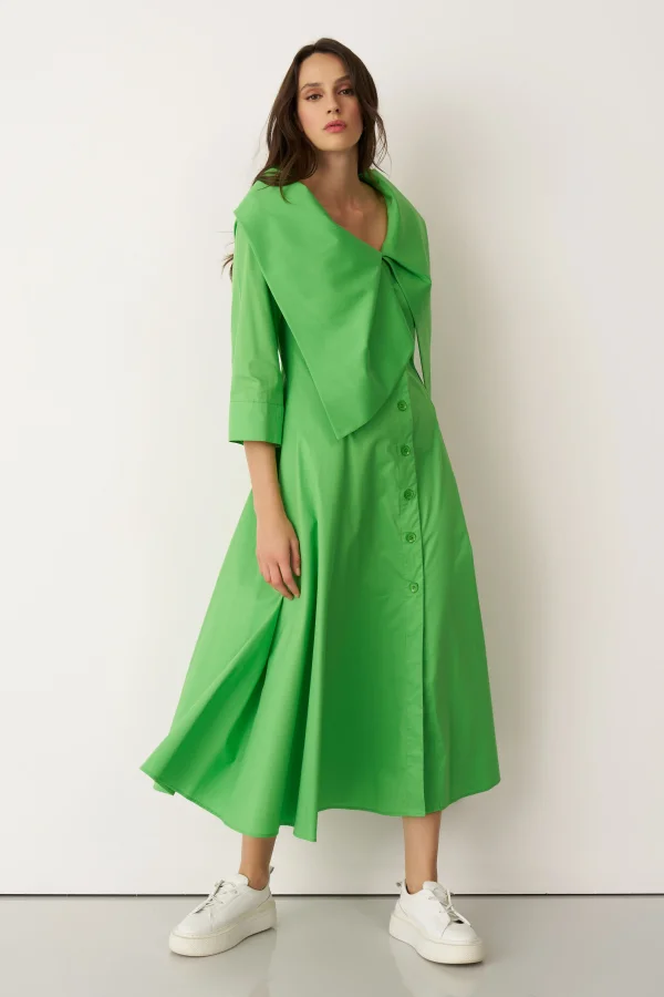 Alimia Elbise - Yeşil - 3