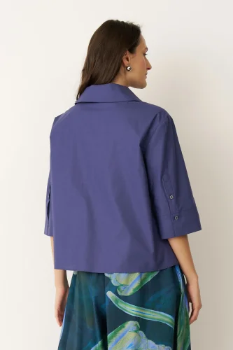 Alimia Gömlek - İndigo - 6