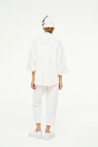 Almach Ceket - Beyaz - 5