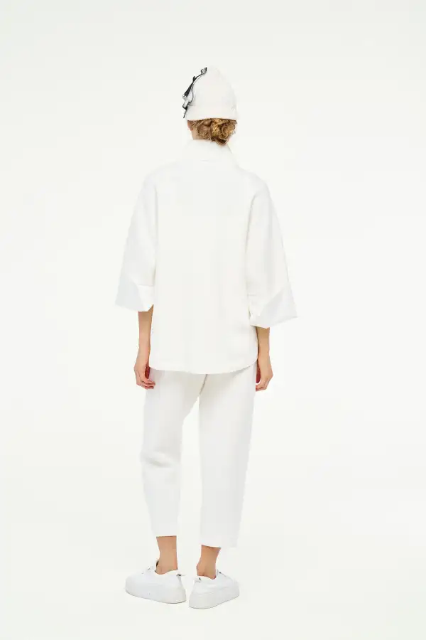 Almach Ceket - Beyaz - 5