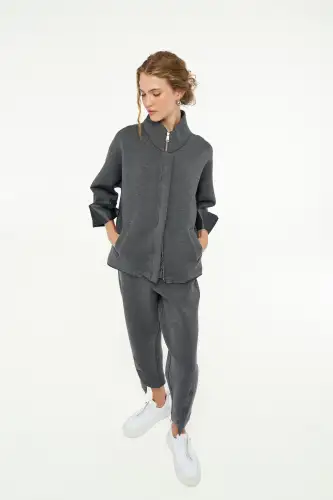 Almach Ceket - Gri - 1