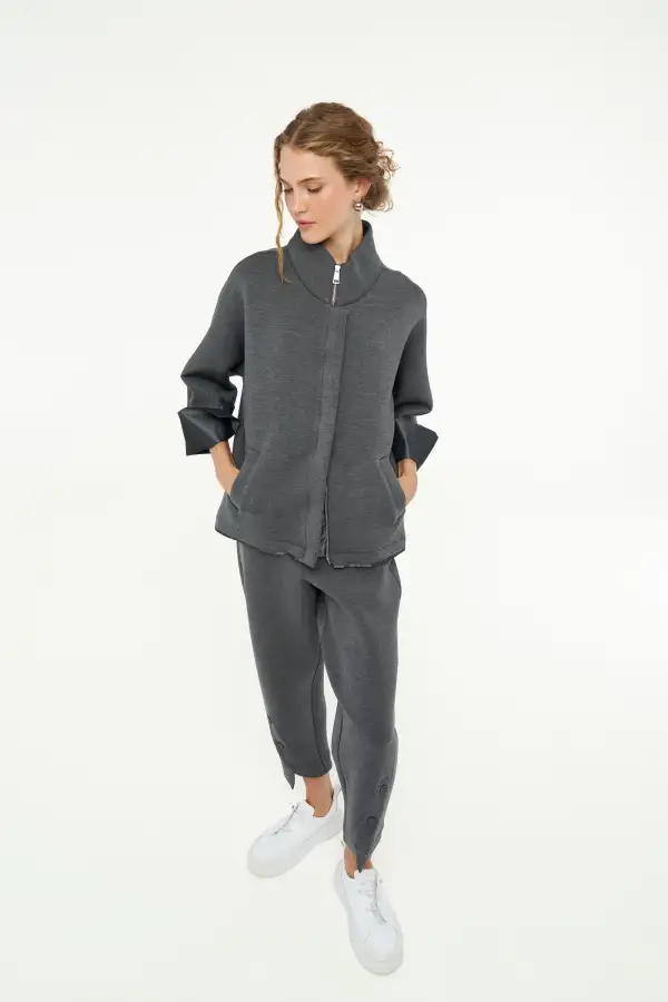 Almach Ceket - Gri - 1