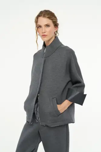 Almach Ceket - Gri - 4