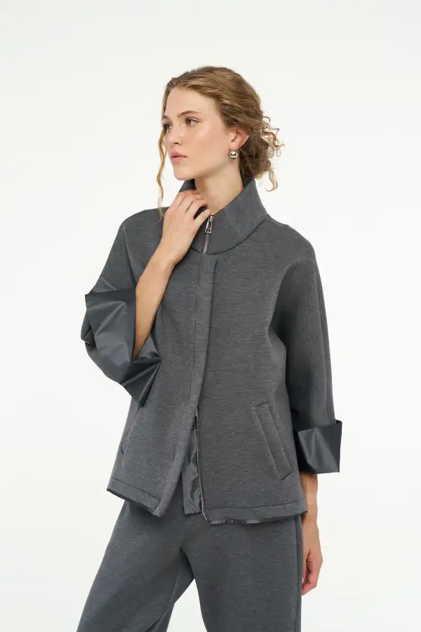 Almach Ceket - Gri - 5