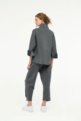 Almach Ceket - Gri - 6