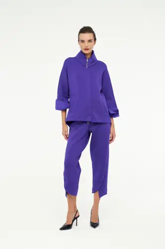 Almach Ceket - Mor - 3