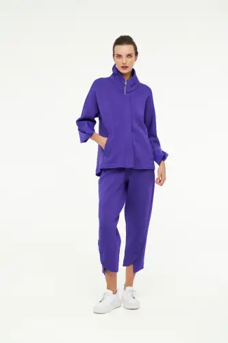 Almach Ceket - Mor - 5