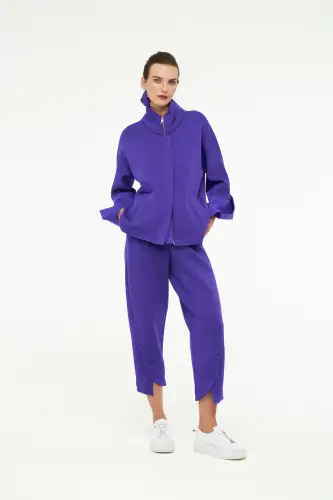 Almach Ceket - Mor - 4