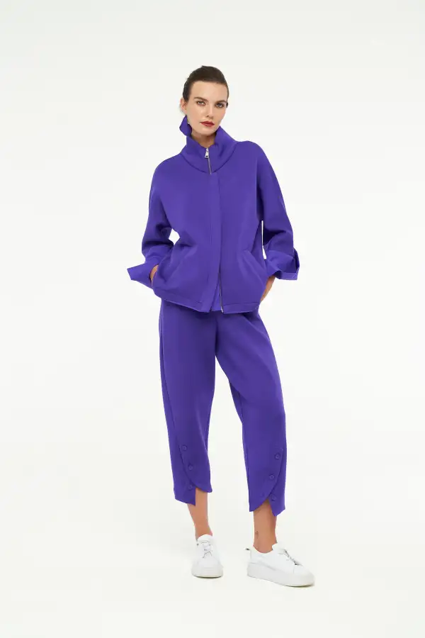 Almach Ceket - Mor - 4