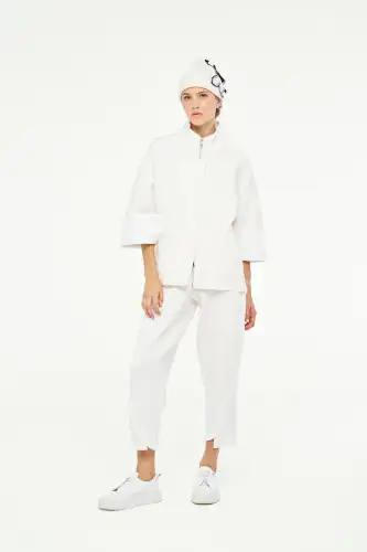 Almach Pantolon - Beyaz - 3