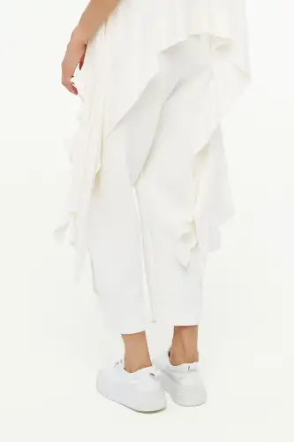 Almach Pantolon - Beyaz - 5