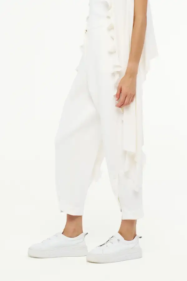 Almach Pantolon - Beyaz - 4