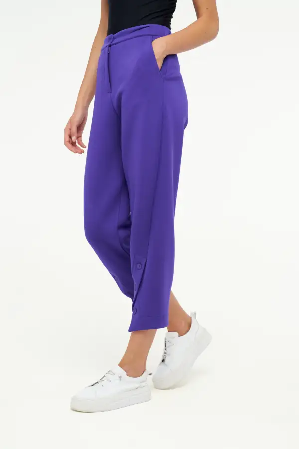 Almach Pantolon - Mor - 3